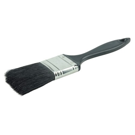 Weiler 1-1/2" Industrial Varnish Brush, Bristle, 2" Trim Len, Blue Sash 40101